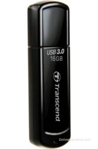 Transcend Jet Flash 700 16 GB USB 3.0 Pen Drive(Black)